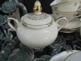 Theeservies Winterling Marktleuthen Bavaria Windor ELiTE room met gouddecor / randje