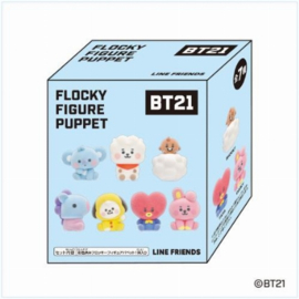 BT21 Line Friends Figure -  Flocky Figure Puppet - Blindbox - 1-PCS