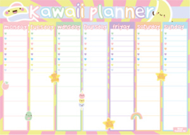 Kawaii Week Planner A4 Pastel