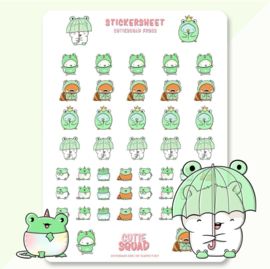 Stickervel - Frog - CutieSquad
