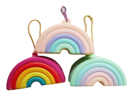 Squishy Mini Rainbow Keychain