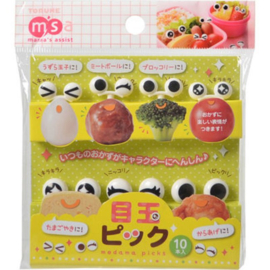Kawaii Bento Lunchbox Prikkers Eyes - Bento Picks