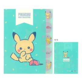 A4 Stock Folder (5 tabs) Pikachu Girly Collection