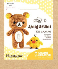 Amigurumi - Crochet kit Rilakkuma & Kiiroitori