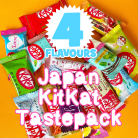 Japanischen KitKat Testpaket - 4 schmecken (surprise!)