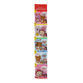 Rilakkuma Mugi-Choco strawberry - 5 mini packs