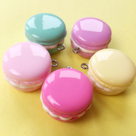 DIY Cute Macaron Charms - 5 pieces