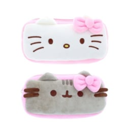 Plush Pencil Case - Hello Kitty & Pusheen