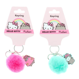 Sleutelhanger PomPom - Hello Kitty & Pusheen - Kies je kleur