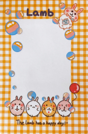 Kawaii Sticky Notes - Bunny Lamb