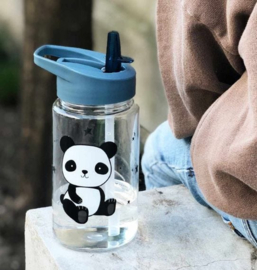 Drinkfles met rietje Panda
