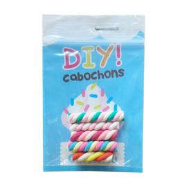 DIY Kawaii Cabochons Marshmallows - bag of 5 pcs