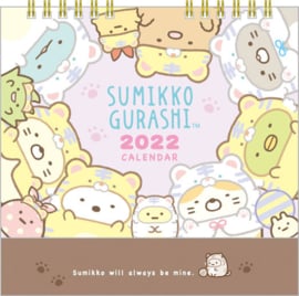 Bureaukalender - San-X Sumikkogurashi - 2022 year of the tiger