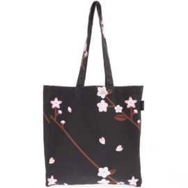 Sakura Canvas Shopper - Black