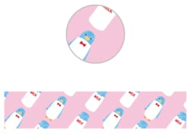 Washi tape - Milk & Pinguin Pink