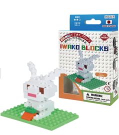 Iwako Puzzle Eraser Blocks - Bunny