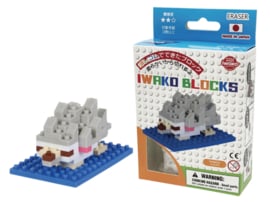 Iwako Puzzle Eraser Blocks - Hedgehog