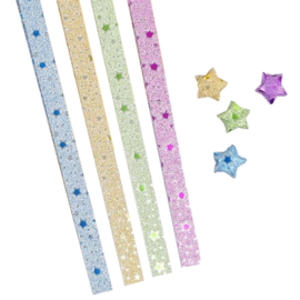 Lucky Star Paper Glitter Stars