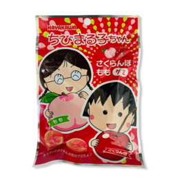Chibi Maruko-Chan Cherry & Peach Gummy Candy | JAPANS SNOEP | MostCutest.nl