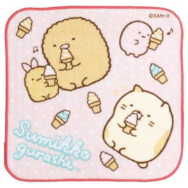 Mini Towel 21 x 21 cm Sumikkogurashi Soft Cream