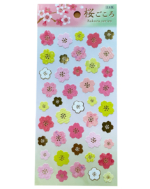 Sticker Sheet - Sakura Flowers