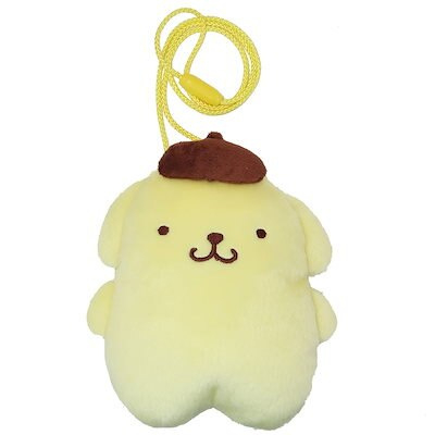 Mini bag with zipper - Sanrio - Pompom purin - Yellow