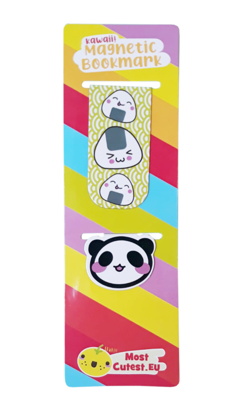 Magnetic bookmark set - Panda