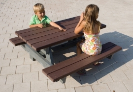 Kunststof Picknicktafel OSLO junior