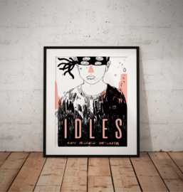 IDLES gigposter