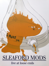 Sleaford Mods loose ends gigposter