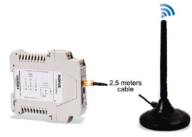 Magnetic base with 2,5m cable for Airgate