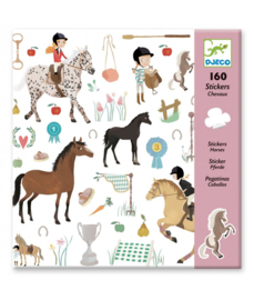 DJECO - 160 stickers Paarden