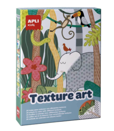 APLI – Textuur Kunst – Kleuren met reliëf afdruk