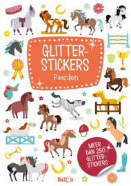 Glitterstickers boek Paarden