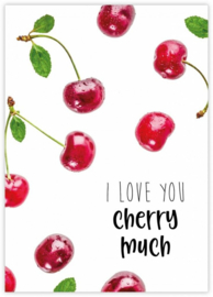 Postkaart - Love you cherry much
