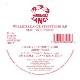 Various ‎– Warriors Dance Streetwise E.P. (R.U. Streetwise) | 12"