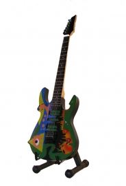 Miniatuurgitaar Steve Vai - Ibanez Universe