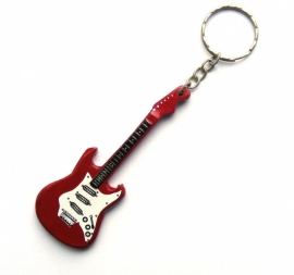 Sleutelhanger Fender Stratocaster -rood-