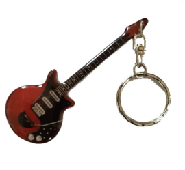 Sleutelhanger gitaar -  Brian May (Queen) Special Red roestvrij staal