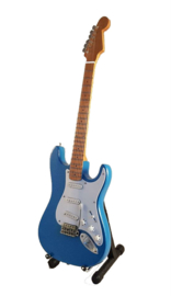 Miniatuurgitaar Mark Knopfler ( Dire Straits ) - Stratocaster blue