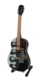 Miniatuurgitaar Beatles tribute (Black and white) - Classic guitar 2