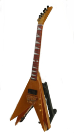 Miniatuurgitaar Vinnie Vincent  ( Kiss ) - Flying V gold