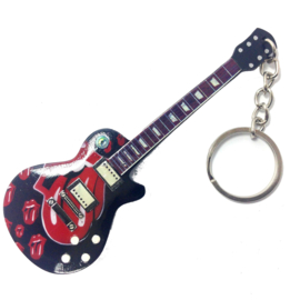 Sleutelhanger Gibson Les Paul Rolling Stones tribute -tongues-