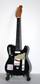 Miniatuurgitaar Mick Jones ( Clash) -  Fender telecaster