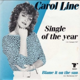 Carol Line - Single Of The Year - 2e hands 7" vinyl single-