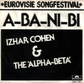 Izhar Cohen & The Alpha-Beta - A-Ba-Ni-Bi | 2e hands 7" vinyl single-