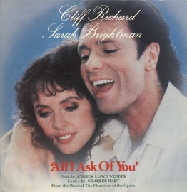 Cliff Richard And Sarah Brightman, Andrew Lloyd Webber - All I Ask Of You | 2e hands 12" vinyl single