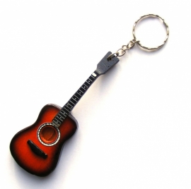 Sleutelhanger Gibson Acoustic -oranje / bruin -