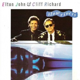 Elton John & Cliff Richard - Slow Rivers | 2e hands 12" vinyl single