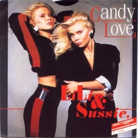 Lili & Sussie - Candy Love - 2e hands 7" vinyl single-